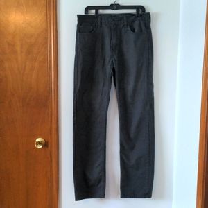 Men's Levi's 505 jeans in dark gray